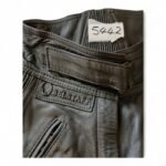 Leather Trouser Motorcycle trousers Belstaff   Size 12 UK thigh,hip,knee exp GOOD ZIPS OEM - Image 4