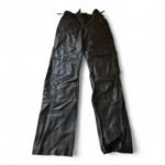 Leather Trouser Trousers Firenze Modello   Size 14 quality medium wt fashion women’s OEM N/A` - Image 2