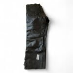 Leather Motorcycle Trousers SKINTAN   Size 46 inside leg 31 Lace-up sides OEM - Image 2