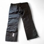 Leather Motorcycle Trousers SKINTAN   Size 46 inside leg 31 Lace-up sides OEM - Image 6
