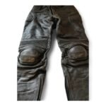 Leather Motorcycle trousers Motorcycle trousers Belstaff   Size L UK ? thigh,hip,knee protection OEM - Image 7