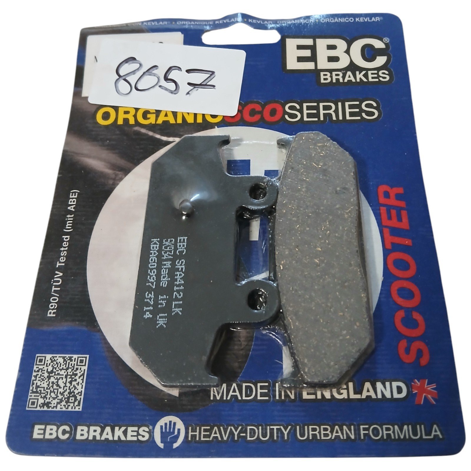 8057_2028129.jpg Suzuki AN250 AN 400 AN650 Burgman & others EBC - Rear Brake Pads OEM EBC. SFA412 SFA 412 - Image 1