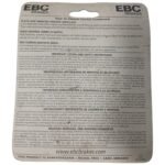 Rieju RS2 RS3 Italjet Jupiter & others   EBC - Front & Rear Brake PADS OEM EBC. SFA374 SFA 374 - Image 4