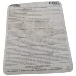 Rieju RS2 RS3 Italjet Jupiter & others   EBC - Front & Rear Brake PADS OEM EBC. FA374 FA 374 - Image 5