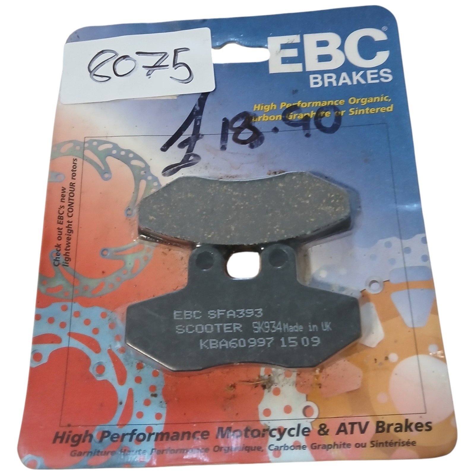 8075_2028129-Photoroom.jpg MBK NXC YP Yamaha NXC Cygnus & others EBC - Front Brake PADS OEM EBC. SFA393 SFA 393 - Image 1