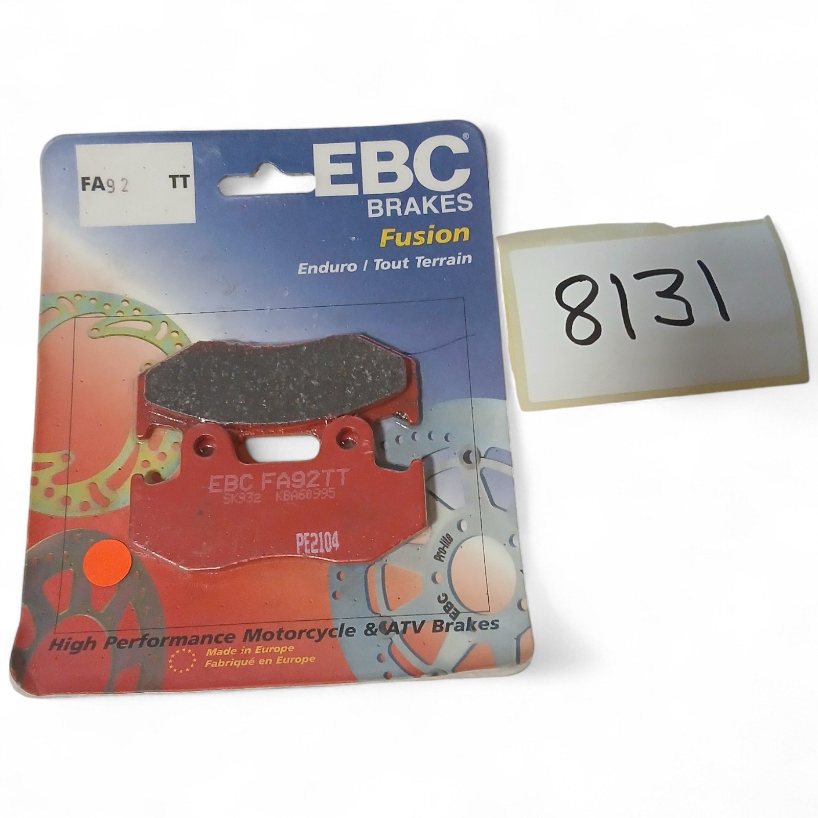 8131_2028129-Photoroom.jpg Honda RS CBR VFR CD NX VTZ GL Cagiva & others EBC - Brake PADS OEM EBC. FA92TT - Image 1