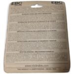 Honda RS CBR VFR CD NX VTZ GL Cagiva & others   EBC - Brake PADS OEM EBC. FA92TT - Image 4
