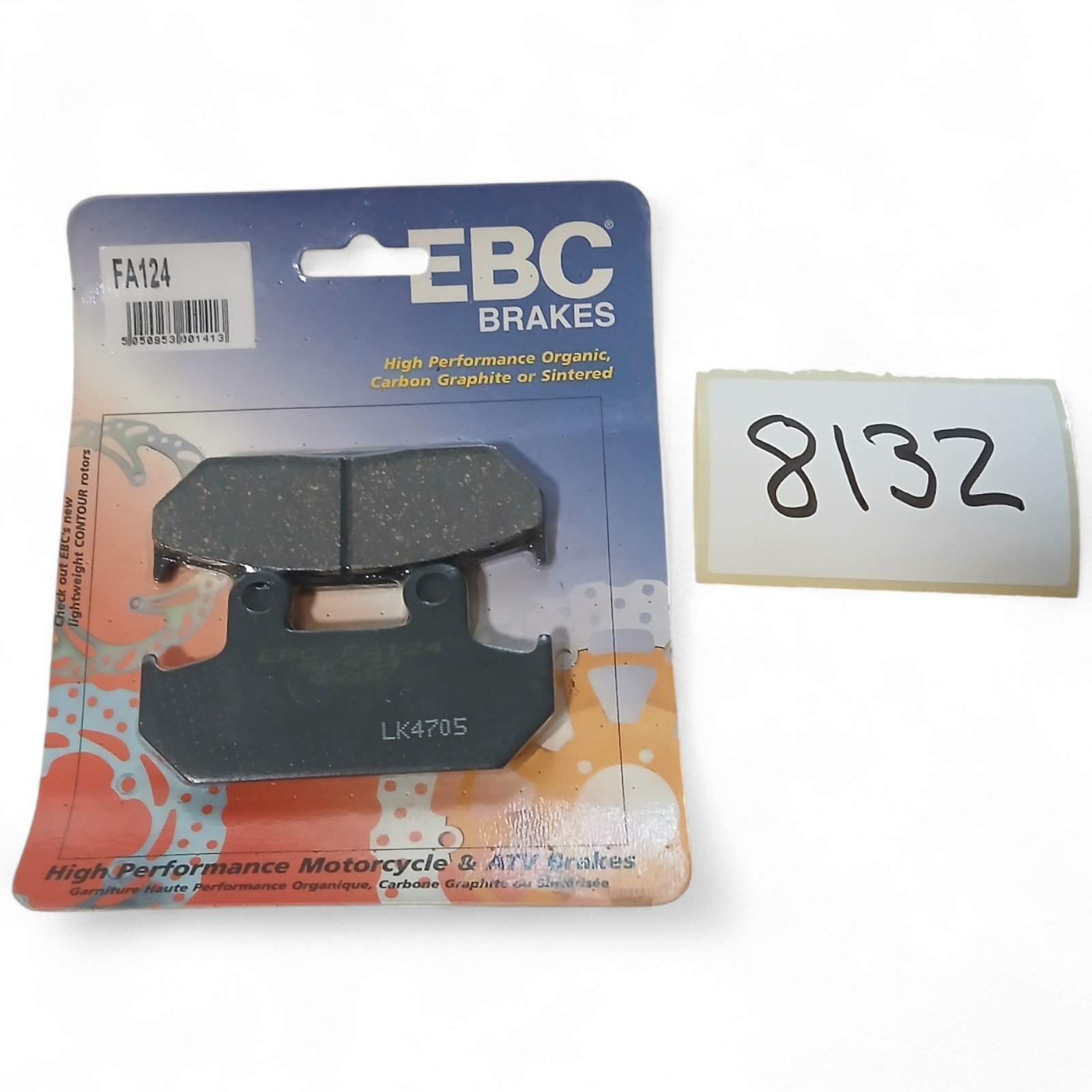 8132_2028129-Photoroom.jpg Honda RS CBR VFR CD NX VTZ GL Cagiva & others EBC - Brake PADS OEM EBC. FA124/2 FA 124/2 - Image 1