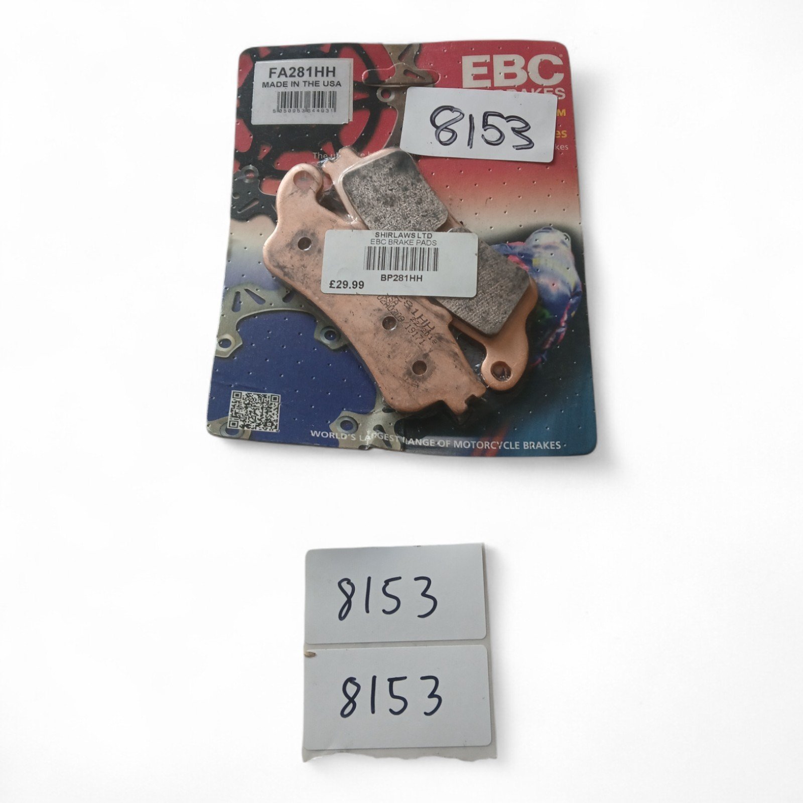 8153_2028129.jpg EBC FA281HH Front Brake Pads Honda Kawasaki Garelli Peugeot - Image 1