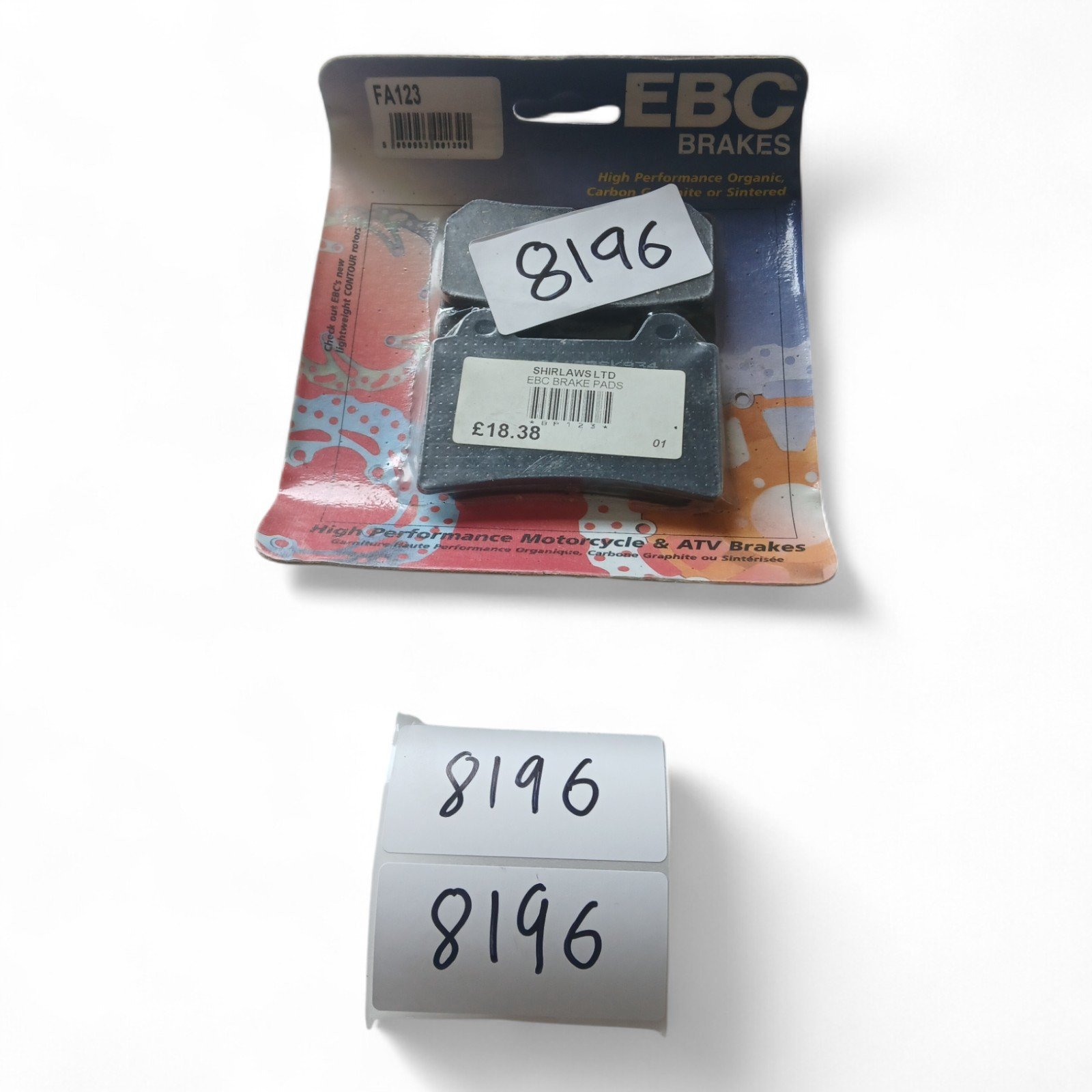 8196_2028129.jpg Yamaha FZR TDR TZR SRX FZ TDM FJ & others EBC - Brake Pads OEM EBC FA123 FA 123 - Image 1