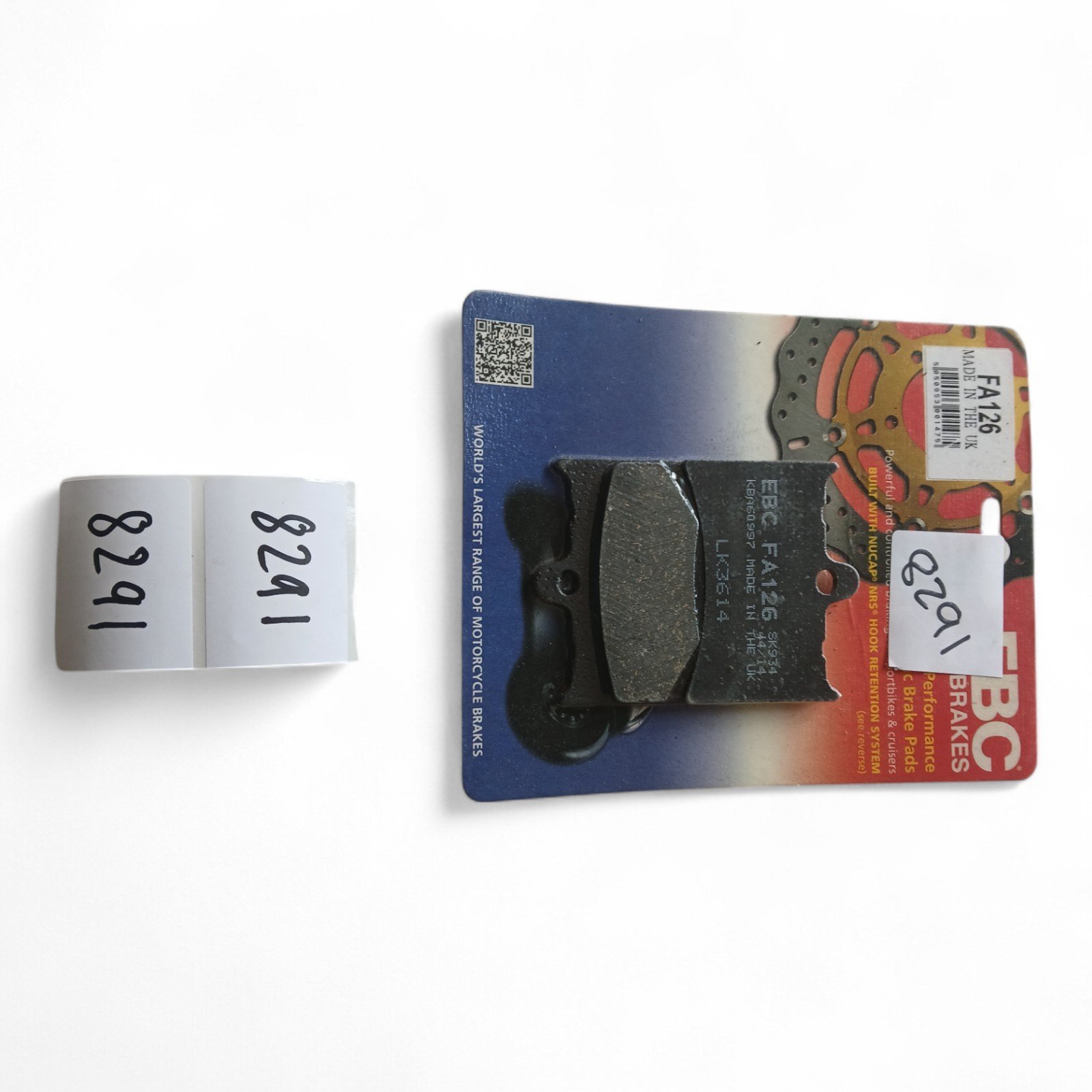 8291_2028129.jpg Alfer Aprilia Benelli Gilera KTM. MZ MuZ GUZZI & others EBC - Brake PADS OEM EBC. FA126 FA 126 - Image 1