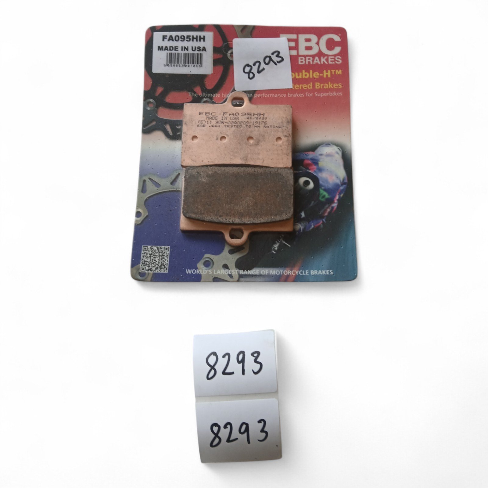 8293_2028129.jpg Honda Aprilia Cagiva Ducati KTM GUZZI Yamaha Sachs Mash High performance EBC Brake pads OEM EBC FA095 HH FA 095 HH - Image 1