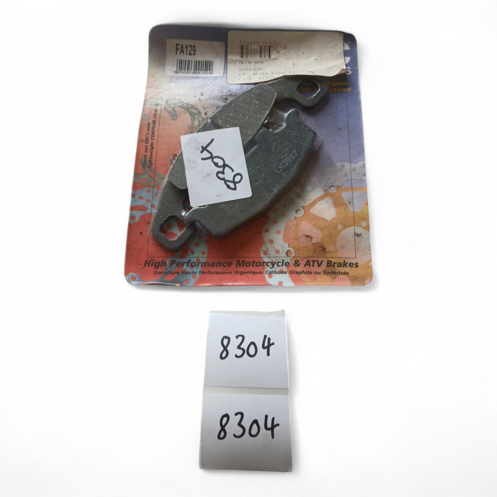 8304_2028129.jpg Hyosung Kawasaki Suzuki & others Brake PADS GPX KLE ZZR ZRX ZR EBC Brake pads OEM EBC. FA129 FA 129 - Image 1