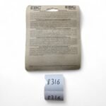 Yamaha DT 50 LC, YZ TT-R & others   EBC - Brake PADS OEM EBC. FA119R FA 119 R FA119 - Image 6