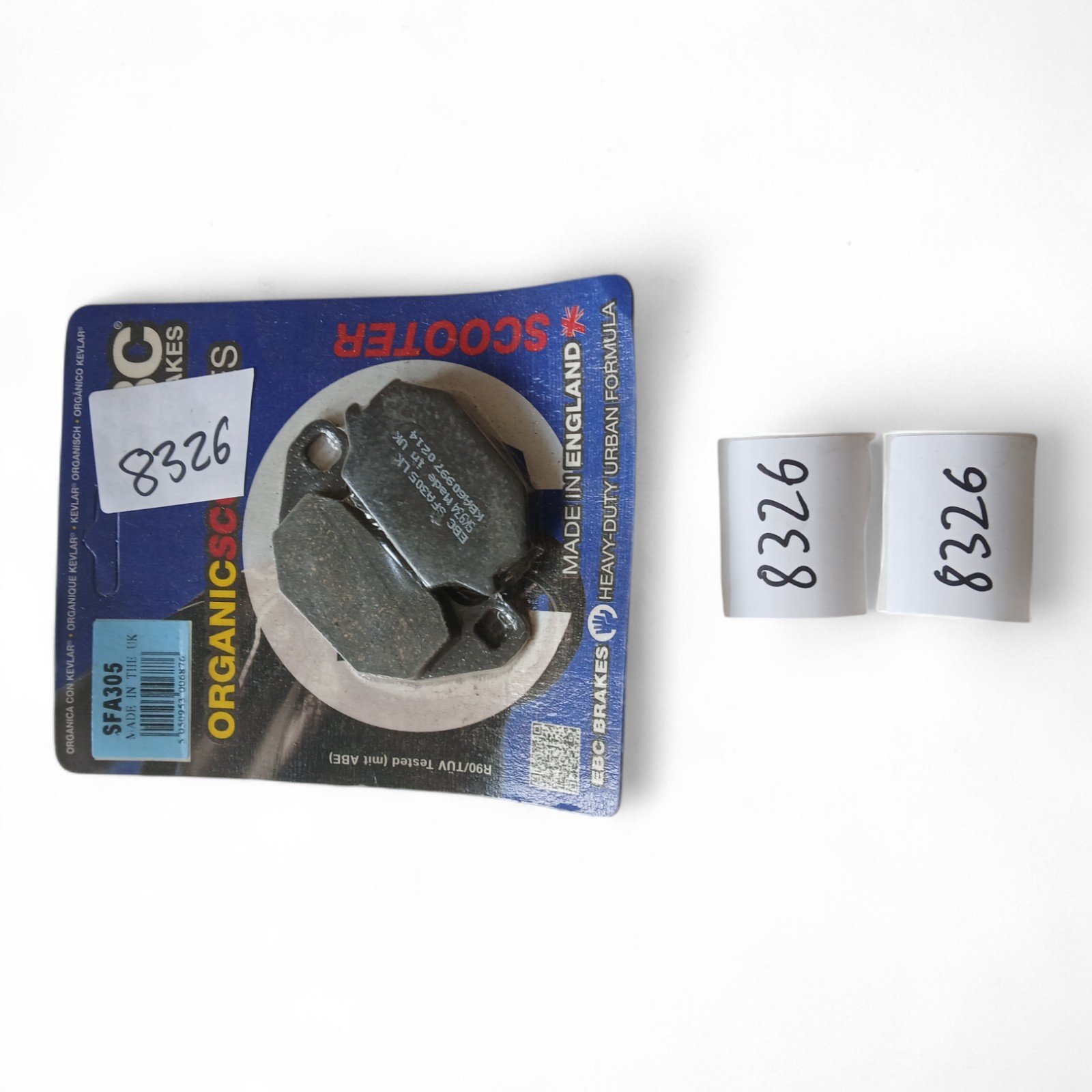 8326_2028129.jpg Arctic Cat Kawasaki Laverda Kymco Sym FRONT & REAR BRAKE PADS OEM EBC SFA305 SFA 305 - Image 1