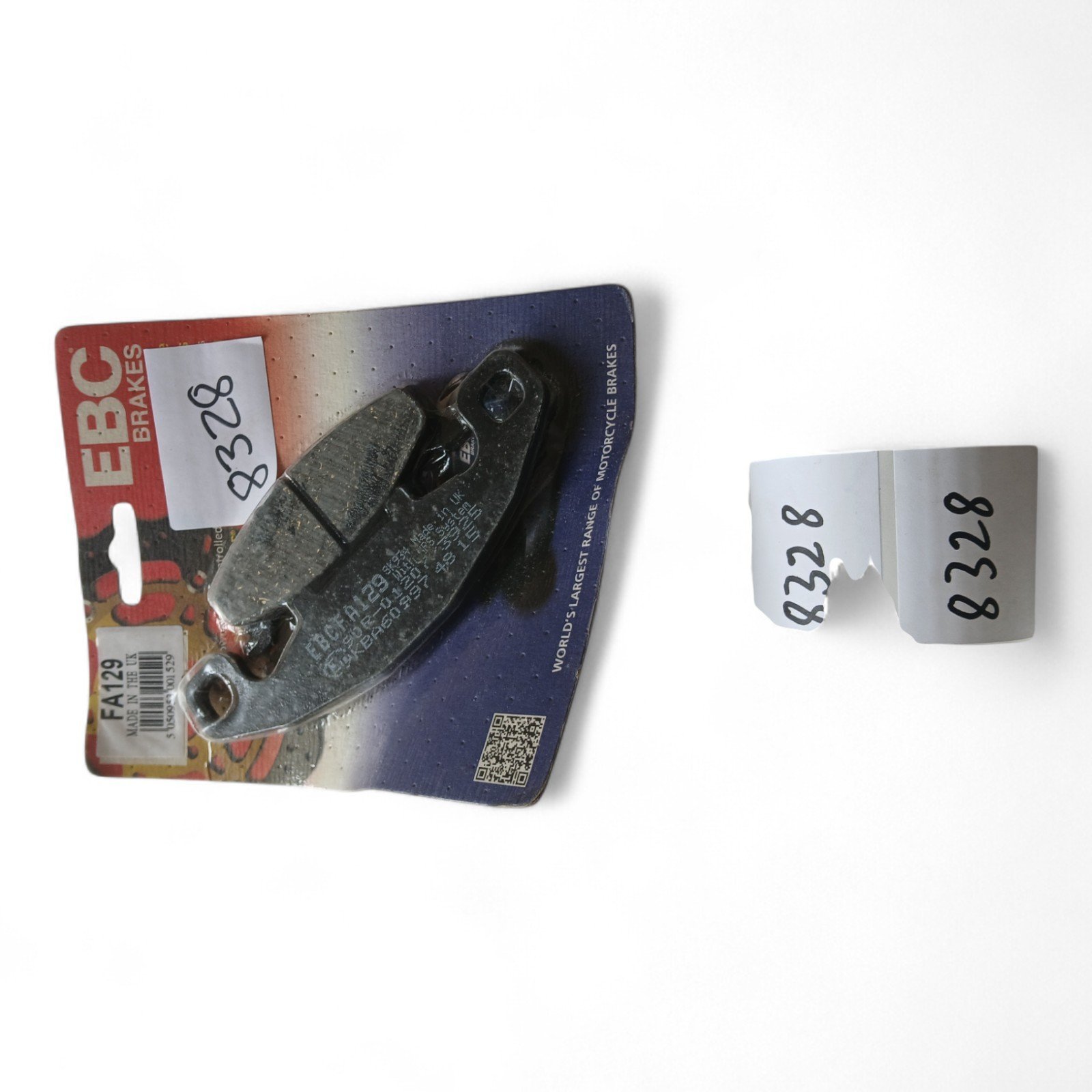 8328_2028129.jpg Hyosung Kawasaki GPX KLE ZZR ZRX ZR Suzuki & others EBC - Brake pads OEM EBC. FA129 FA 129 - Image 1