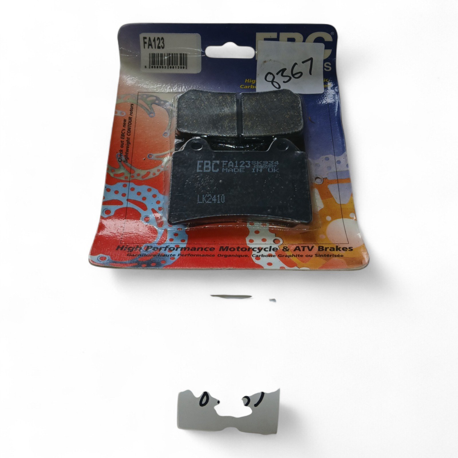 8367_2028129.jpg Yamaha FZR TDR TZR SRX FZ TDM FJ & others EBC - Brake pads OEM EBC FA123 FA 123 - Image 1