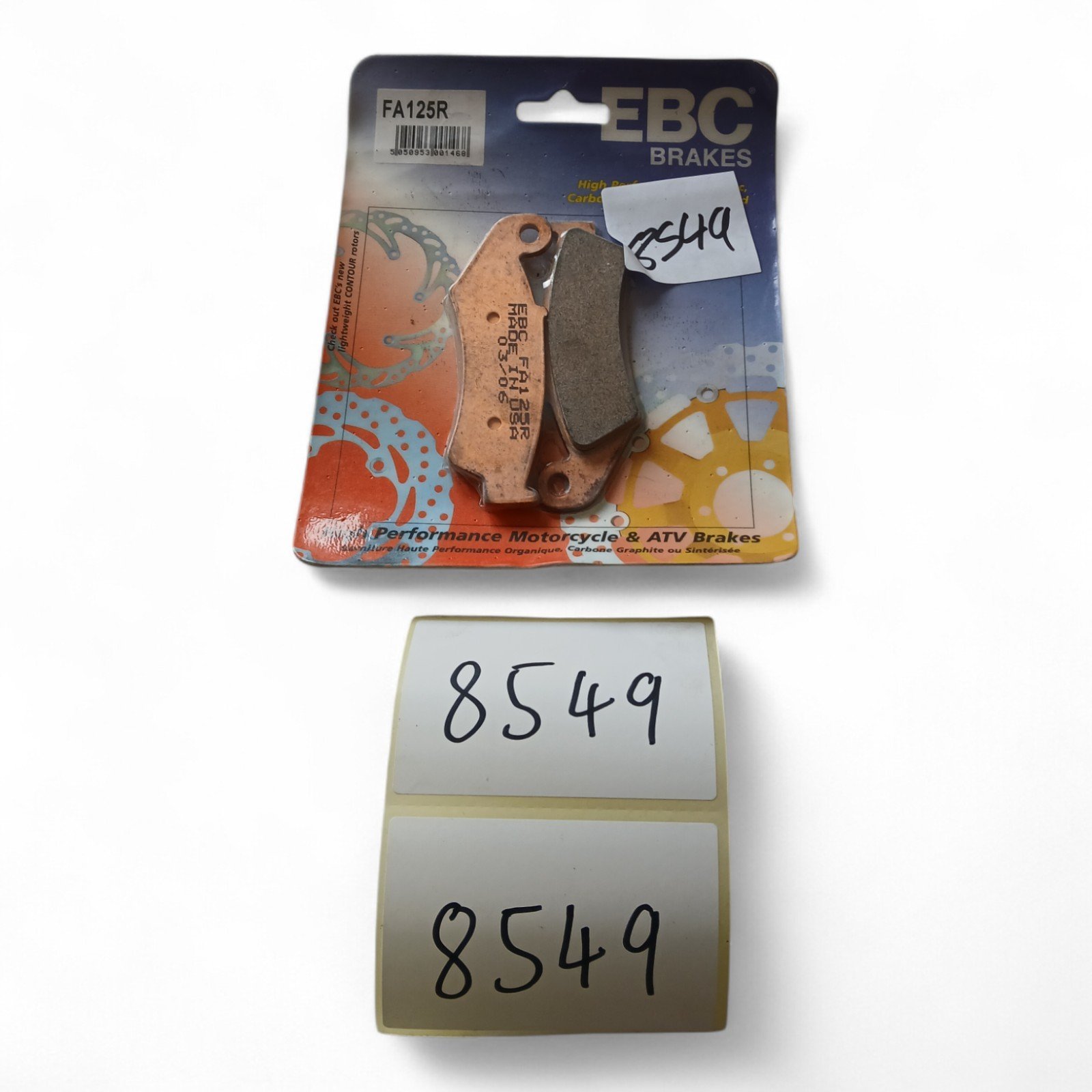 8549_2028129.jpg Honda CRM CR NX XL XR & others EBC - Brake pads OEM EBC FA125R FA 125 R FA125 - Image 1