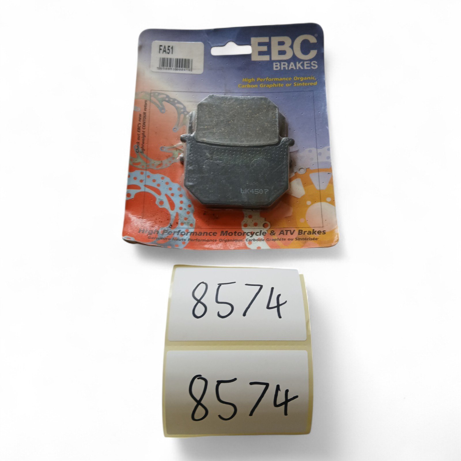 8574_2028129.jpg Suzuki GN250/400 GS250-GS1000 GSX250-GSX750 & others EBC - Brake pads OEM EBC. FA51 FA 51 - Image 1