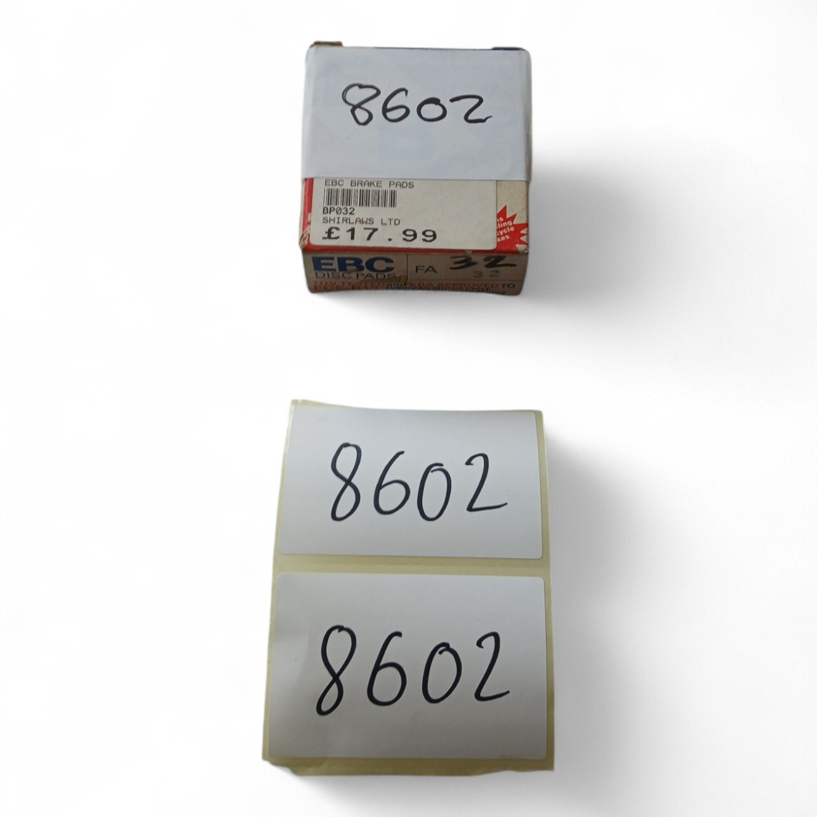 8602_2028129.jpg Honda CB750 F/F1 GL1000 K/K1/K2/K3/KZ & others EBC - Rear brake pads OEM EBC FA32 FA 32 - Image 1
