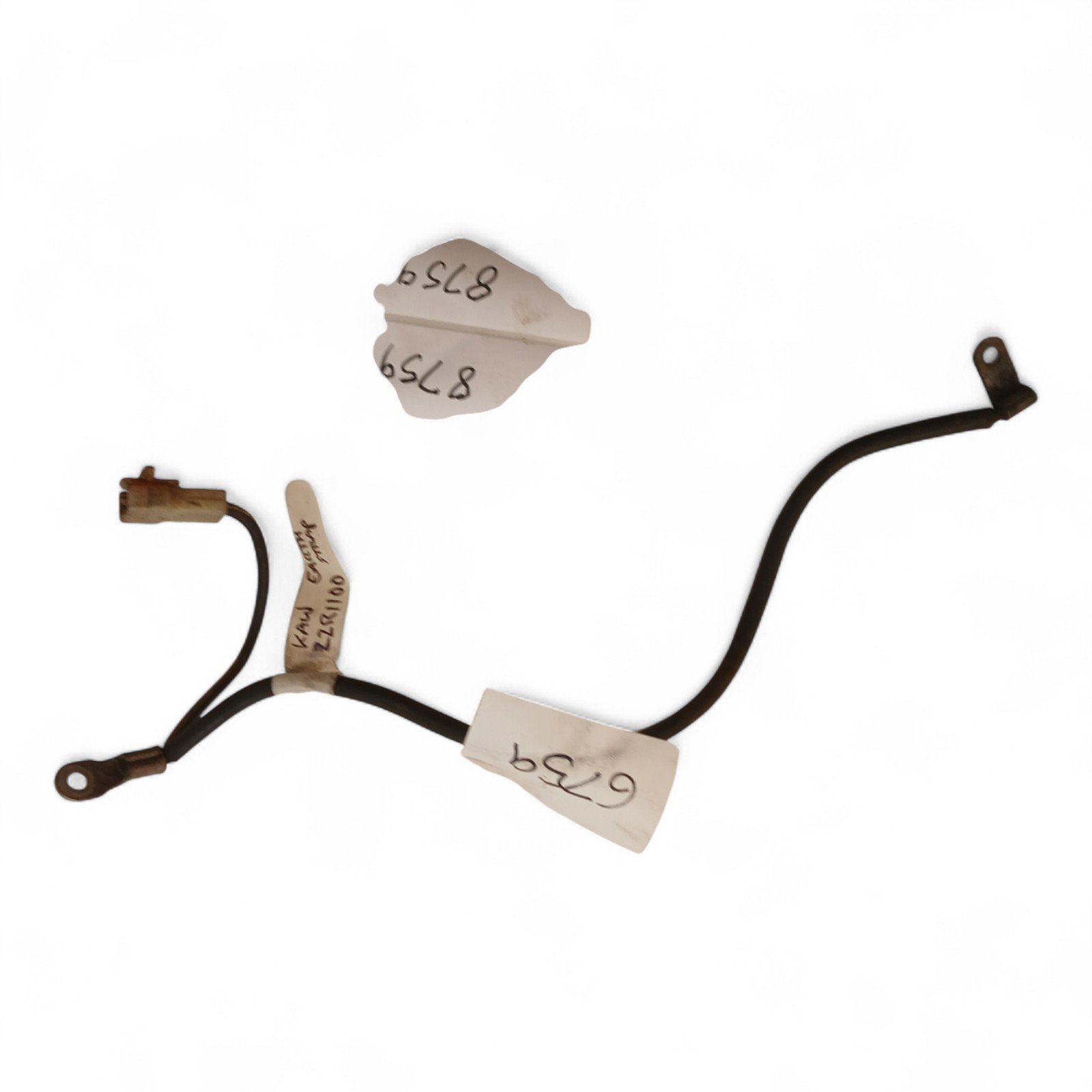 8759_2028129.jpg Kawasaki ZZR1000 1000 1993 Earth Wire Lead Cable Strap OEM - Image 1