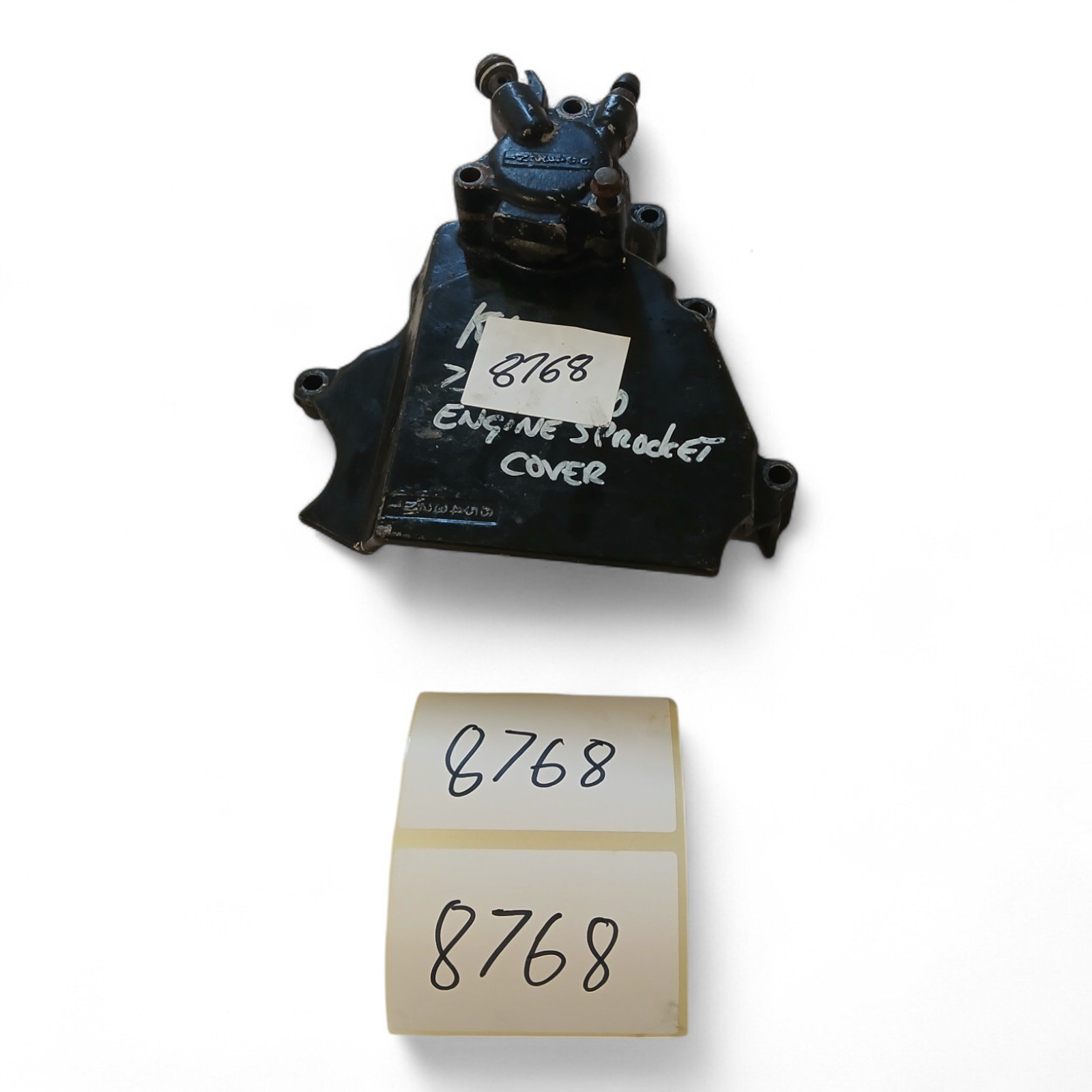 8768_2028129.jpg Kawasaki ZZR1000 1000 1993 Engine Sprocket Cover OEM - Image 1