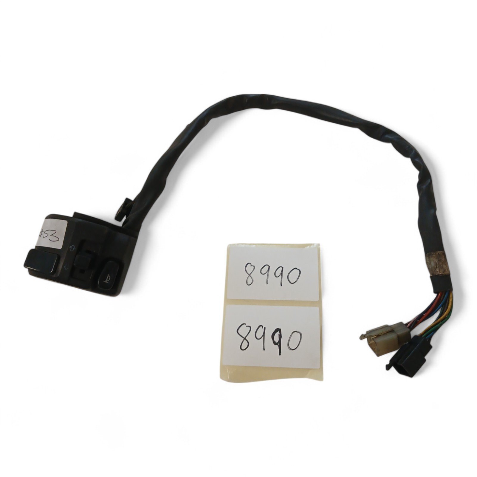 8990_2028129.jpg Suzuki Good connector # 53 Moped 1980 6 Pin Horn Hi/Lo Turn Left Switchgear OEM - Image 1
