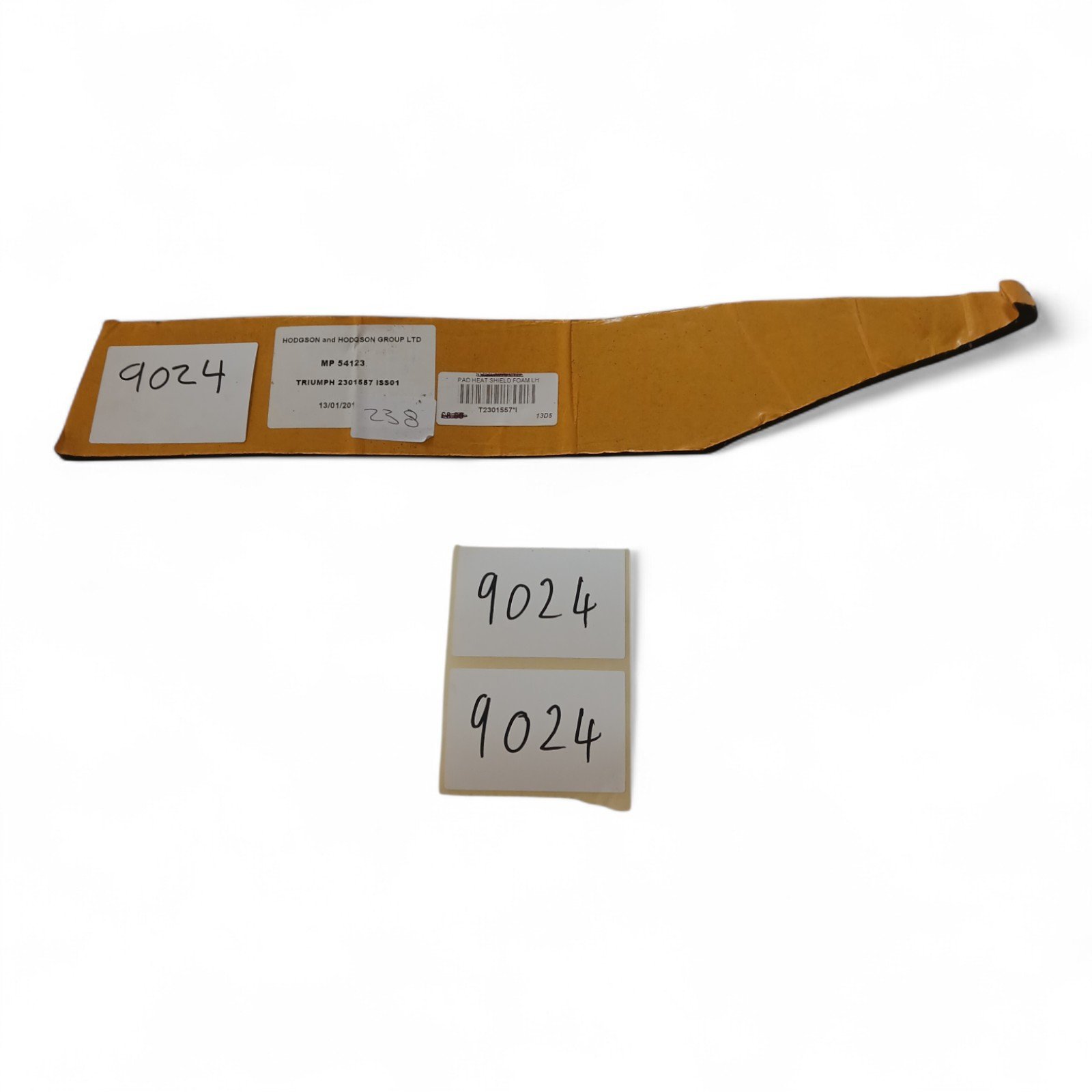 9024_2028129.jpg Triumph Sprint ST GT Left Panels Heat Shield Foam OEM T2301557 N.O.S - Image 1