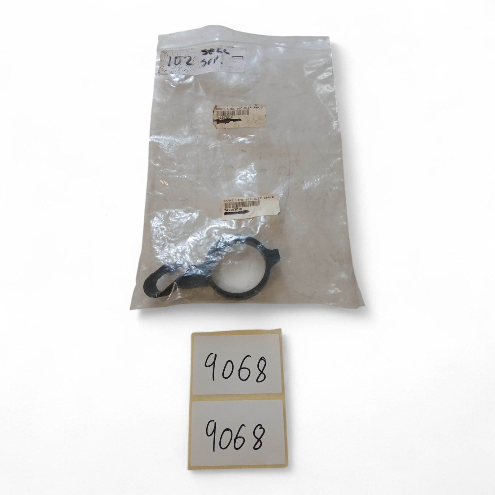 9068_2028129.jpg Ducati 749 999 S 2003-2006 Front Brake Hose Line Clamp OEM 74110301A NOS - Image 1