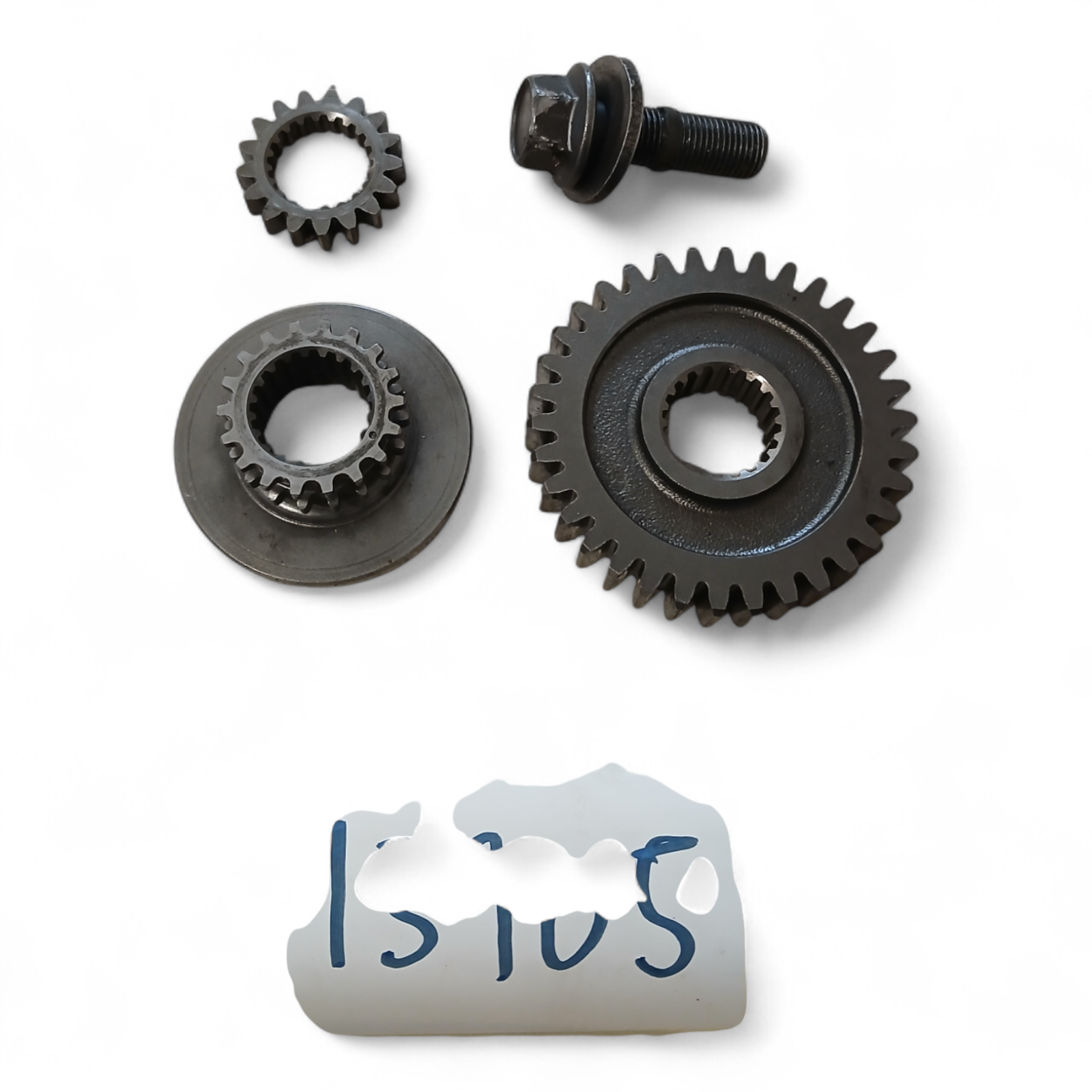 13905_2028129-Photoroom.png Suzuki SV 650 650 1998 Crank Shaft Gears and Flywheel OEM - Image 1