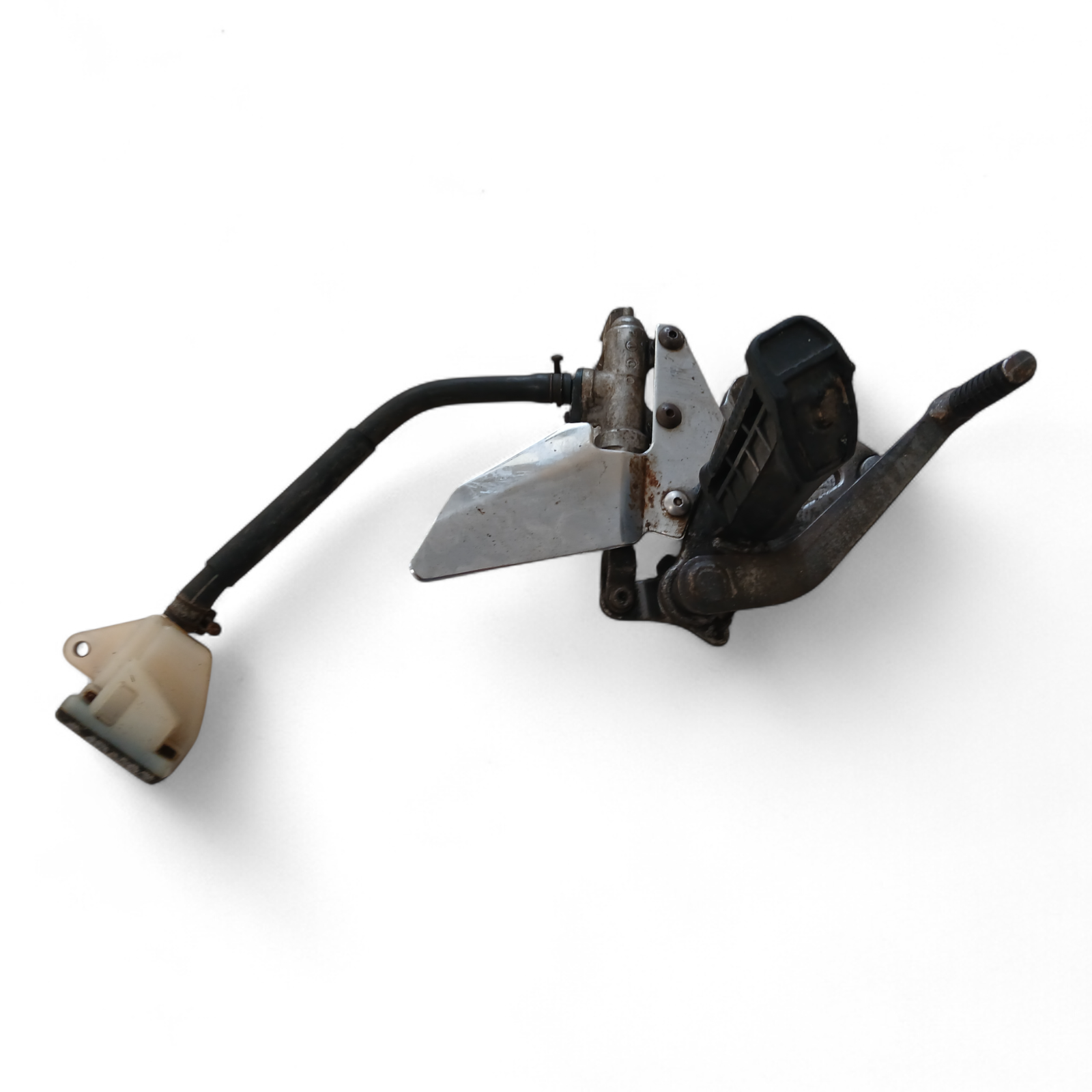 13945_2028129-Photoroom.png Suzuki GS 500 500 1995 Right Footrest, Rear Brake Master Cylinder, and Pedal Lever OEM - Image 1