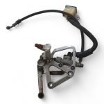 Honda CBR 400 NC23 Aero 400 1985 Rear Brake Master Cylinder with Right Footrest Peg & Pedal Lever OEM KT8-R