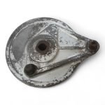 Honda CD 250 U 250 1990 Rear Brake Drum Plate with Shoes OEM - Image 4
