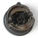 Honda CD 250 U 250 1990 Rear Brake Drum Plate with Shoes OEM - Image 5