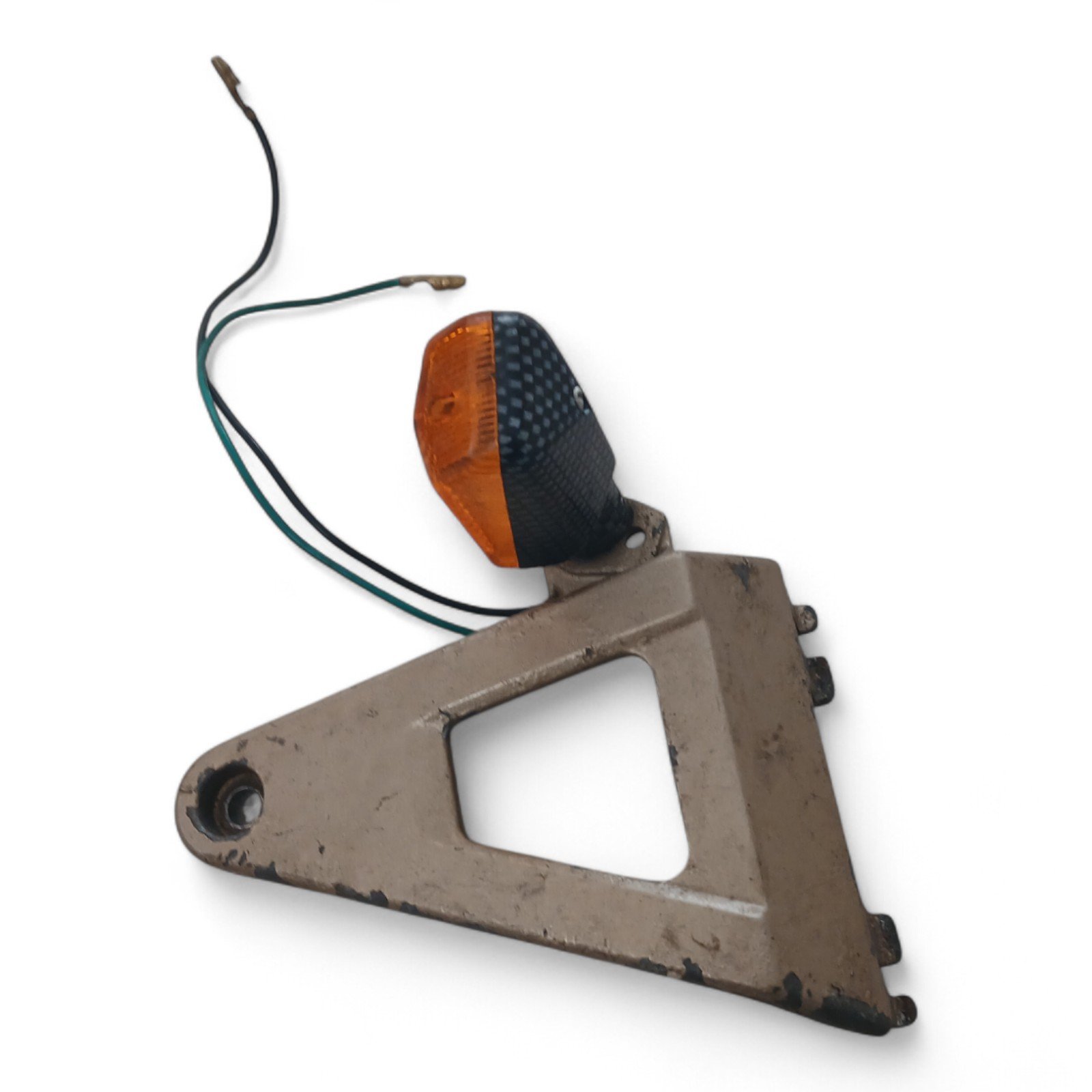 14323_2028129-Photoroom.jpg Honda NSR 125 125 1988-1994 Front Right Indicator & Bracket OEM - Image 1