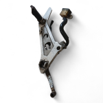 Honda NTV 600 Revere 600 1988 Right Footrest / Footpeg with Brake Pedal, Master Cylinder & Bracket OEM - Image 4