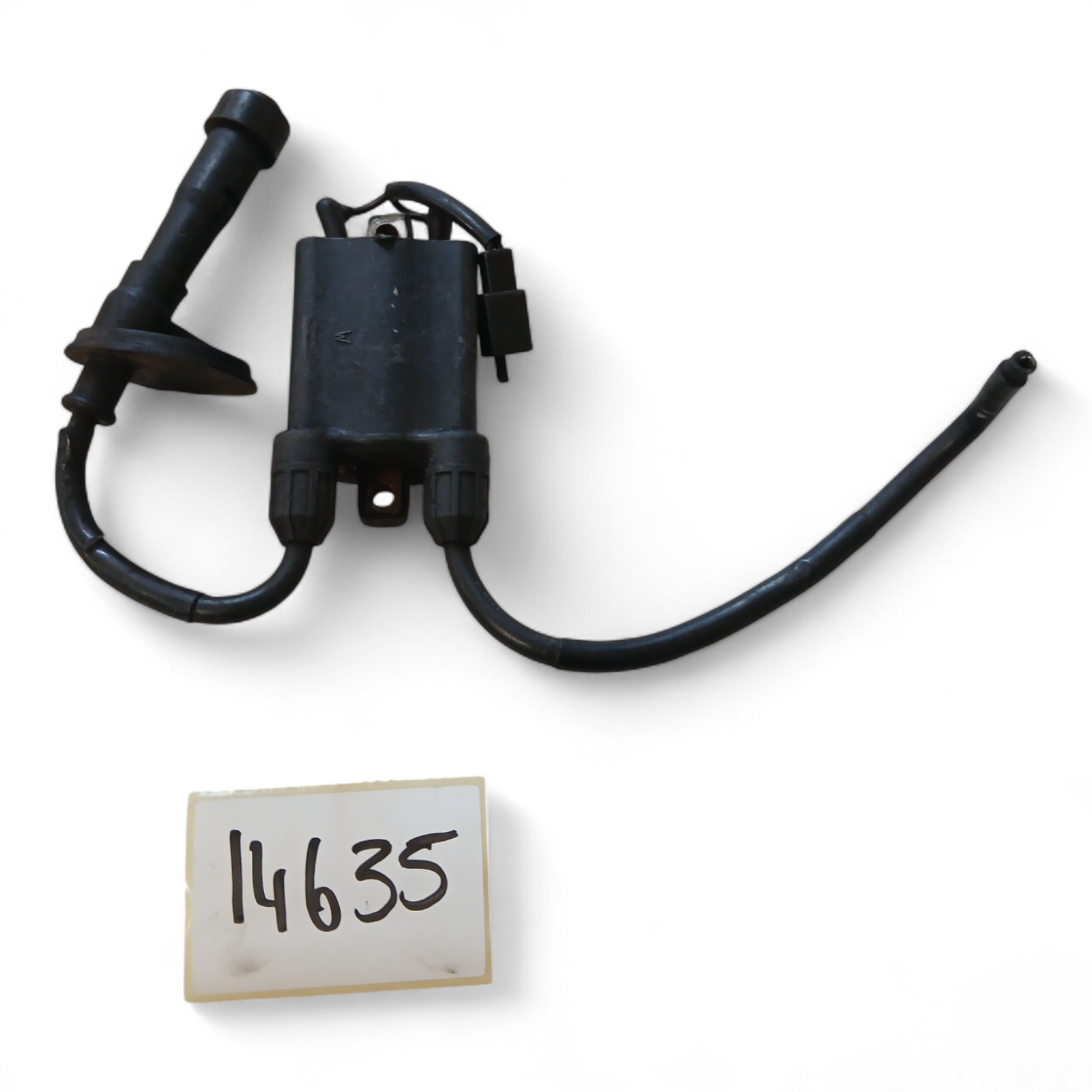 14635_2028129-Photoroom.png Honda NTV 600 Revere 600 1988 Igntion Coil HT Lead Front OEM - Image 1