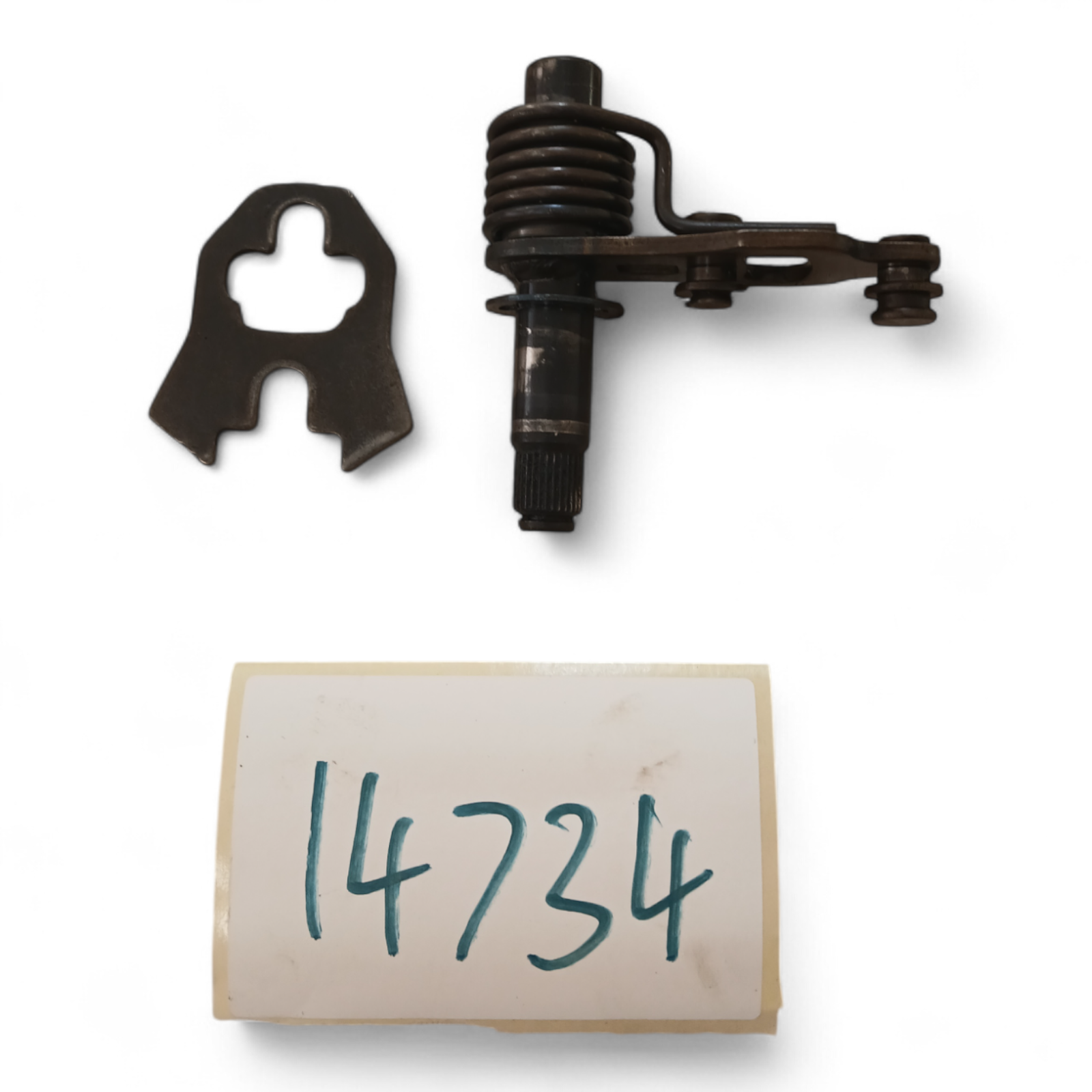 14734_2028729-Photoroom.png Kawasaki EX 500 AE (GPZ, KLE, ER5A, Ninja 500) 500 1987-2009 Gear Selector Spline Shaft OEM - Image 1