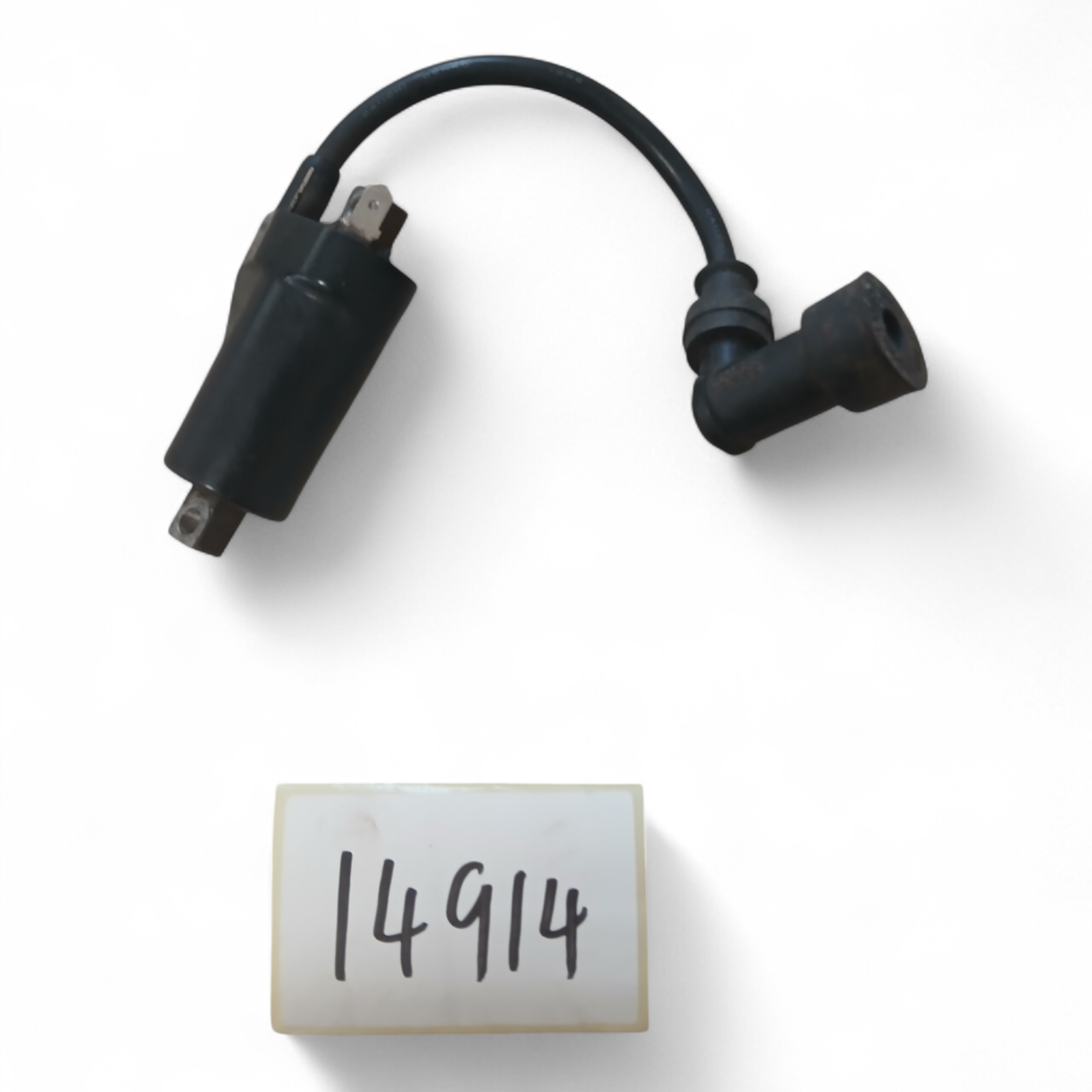 14914_2028129-Photoroom.png Suzuki GS 500 E M501 Engine 500 1979-1982 Ignition Coil with HT Lead OEM - Image 1