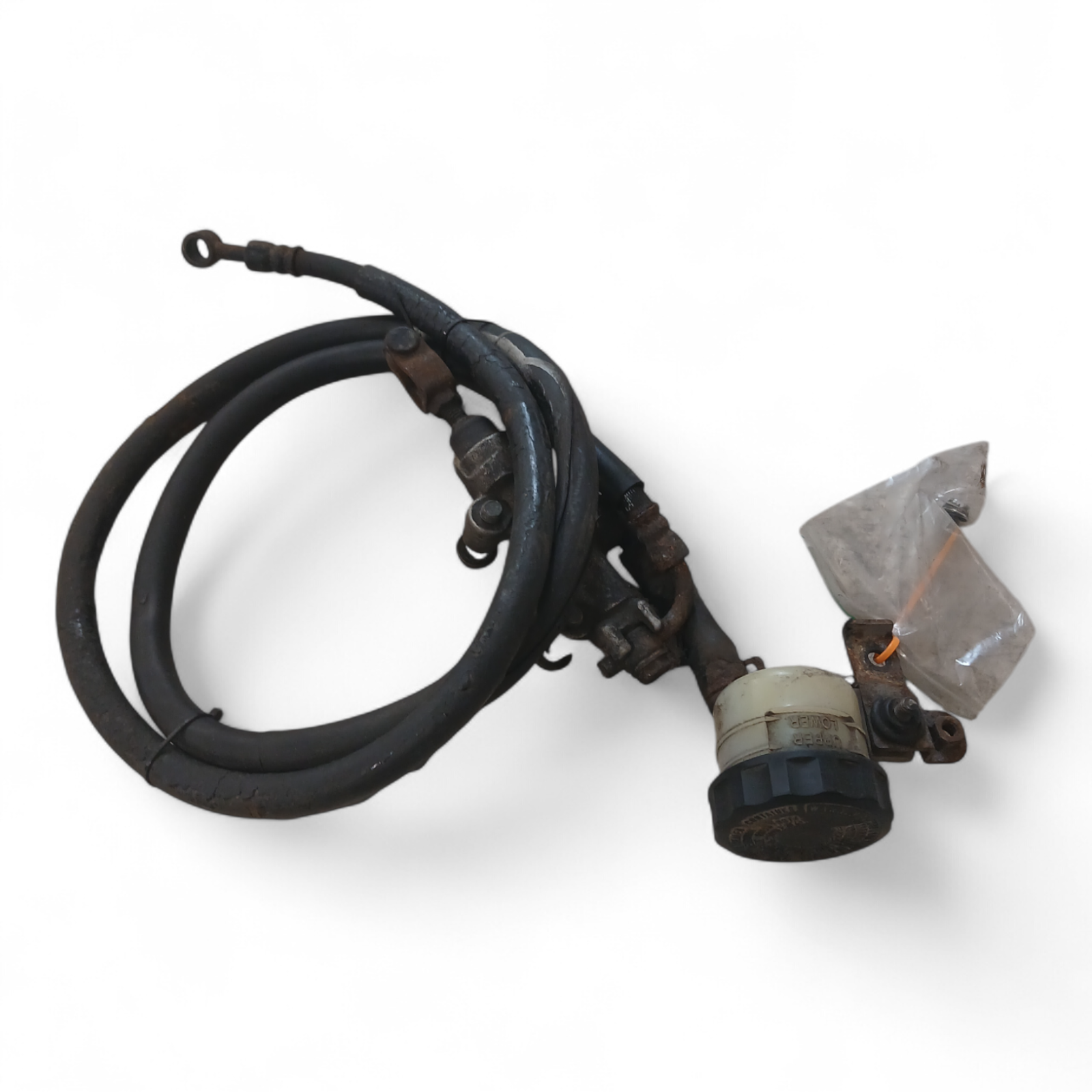 14970_2028129-Photoroom.png Kawasaki Vulcan 1600 NOMAD 1600 2005 Rear Brake Master Cylinder with Lines & Reservoir OEM 5 A 2 6 - Image 1