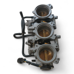 Triumph Street Triple R 675 2007-2012 Throttle Body Intake Cabs (damaged) OEM T1240478 - Image 2