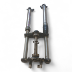 JAWA ČZ 175 1974 Front Fork Set with Top & Bottom Yokes OEM - Image 3