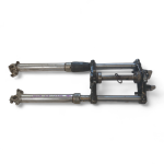 JAWA ČZ 175 1974 Front Fork Set with Top & Bottom Yokes OEM - Image 4