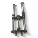 JAWA ČZ 175 1974 Front Fork Set with Top & Bottom Yokes OEM - Image 6
