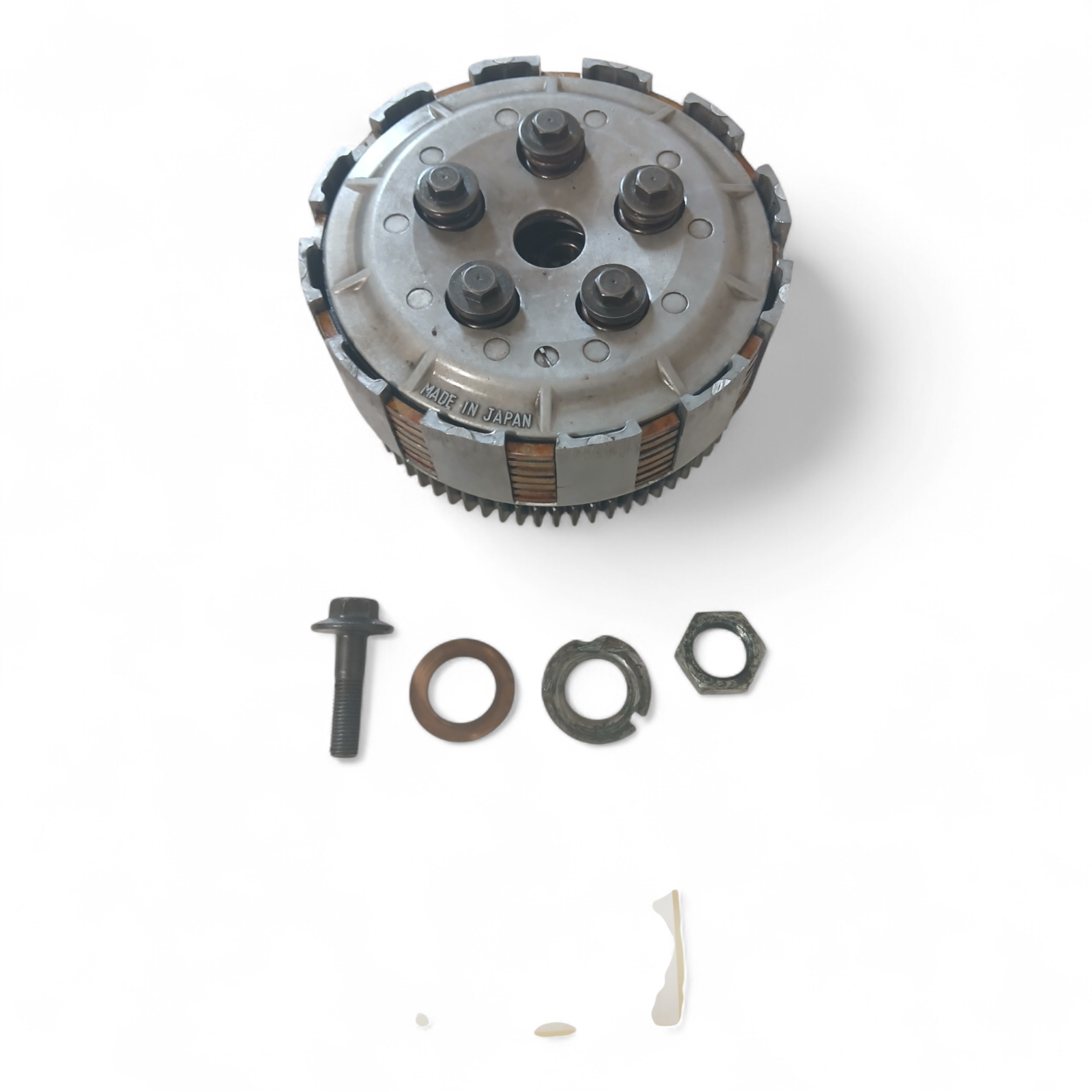15715_2028129-Photoroom.png Kawasaki GPX 250 KZ 305 AE 250 / 305 1981-1988 Clutch Basket Full Set OEM KZ305AE 03221 (engine number) - Image 1