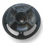 Kawasaki GPZ 250 250 1983 Rear Rubber Drive WHeel with Sprocket Hub OEM - Image 5