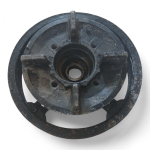 Kawasaki GPZ 250 250 1983 Rear Rubber Drive WHeel with Sprocket Hub OEM - Image 6