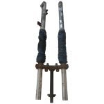 Kawasaki KMX 125 125 1986-2003 Front Fork Set with Top & Bottom Yoke OEM - Image 4