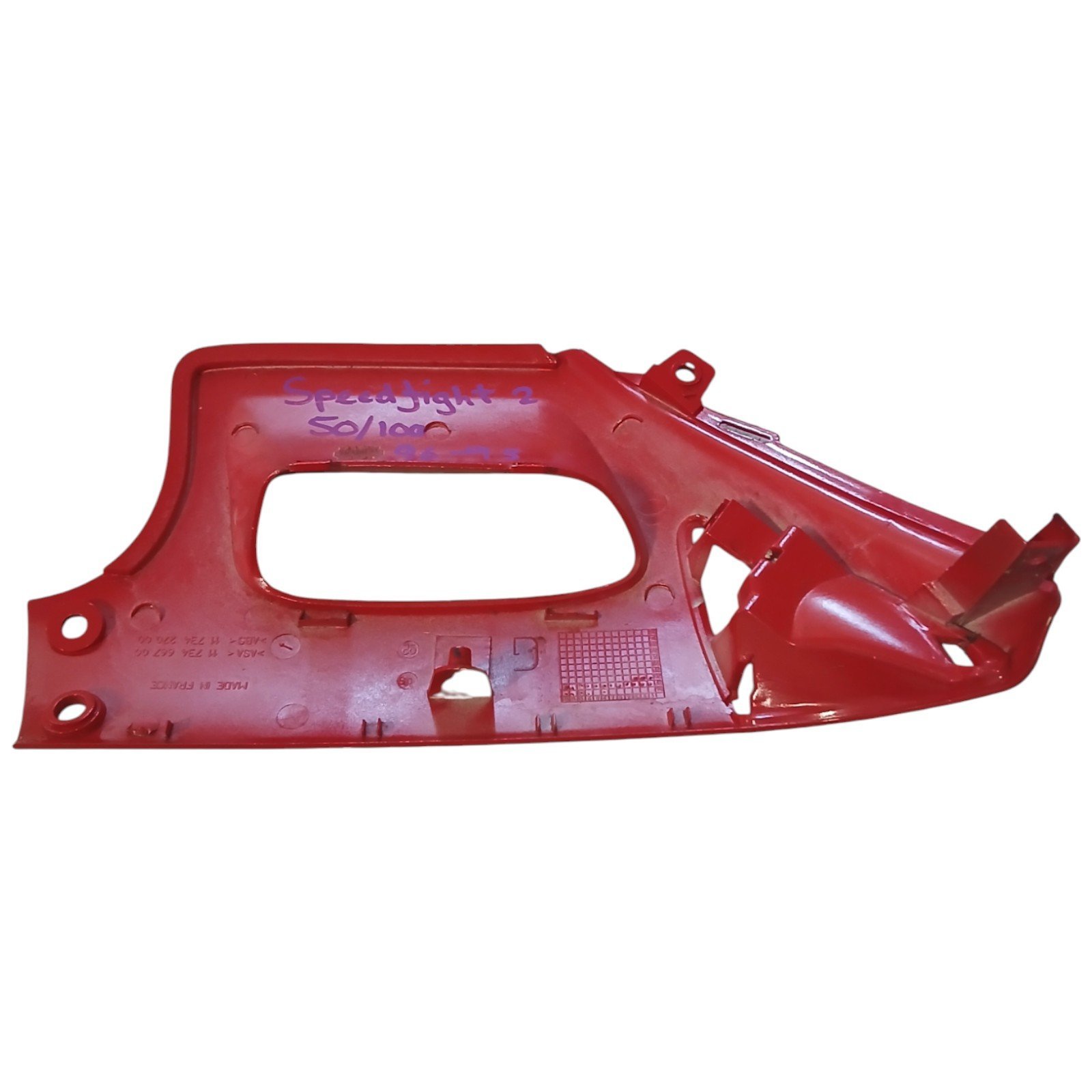 15890_2028129.jpg Peugeot Speedfight 50/100 1996-1998 Front Left Side Fairing Panel OEM 11734-66700 - Image 1