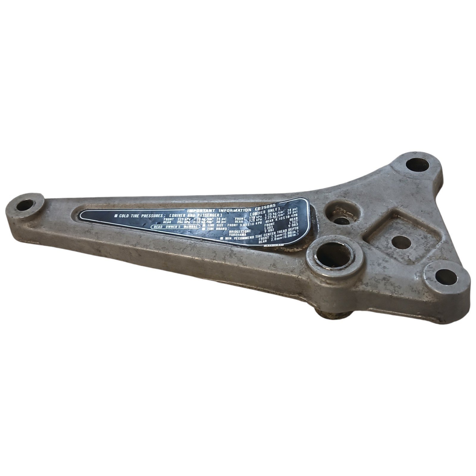 15893_2028129-Photoroom.jpg Honda CB250RS 250 1981-1984 Right Side Footrest Bracket OEM - Image 1
